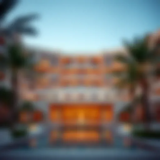 Stunning architectural view of Adagio Palm Jumeirah