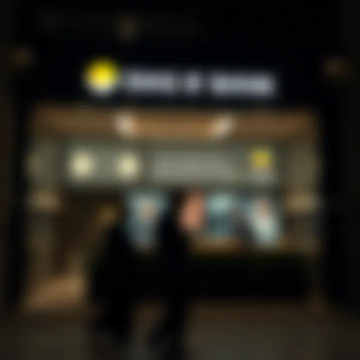 Innovative Digital Banking Solutions by ADCB A modern banking app interface showcasing digital services