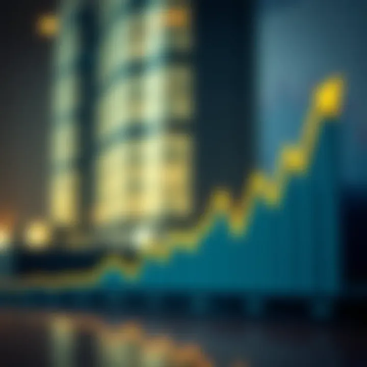 Investment Opportunities with ADCB Financial graph showing investment growth