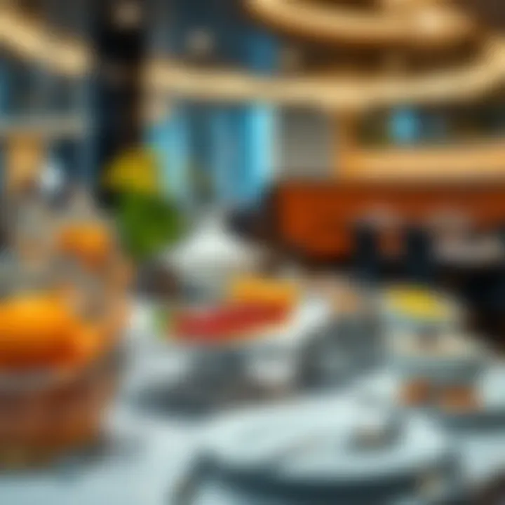 Delicious breakfast spread at a hotel restaurant