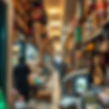 The Charm of Dubai's Souks Vibrant souk showcasing traditional goods