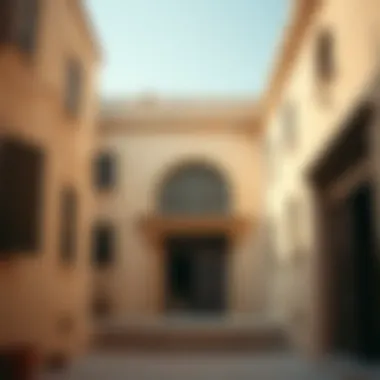 Historical architecture in Al Khan reflecting its rich heritage