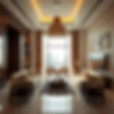 Elegance Within: Interior Design of Al Marjan Building Interior design showcasing the elegance of Al Marjan Building