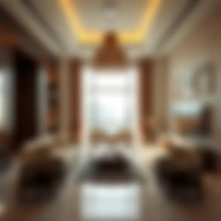 Elegance Within: Interior Design of Al Marjan Building Interior design showcasing the elegance of Al Marjan Building