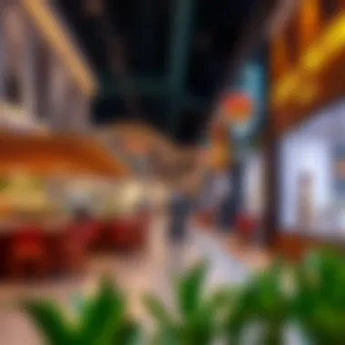 Dining options at Al Murad Mall featuring various cuisines