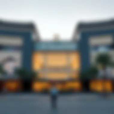 Exterior view of Al Murad Mall showcasing its architectural elegance