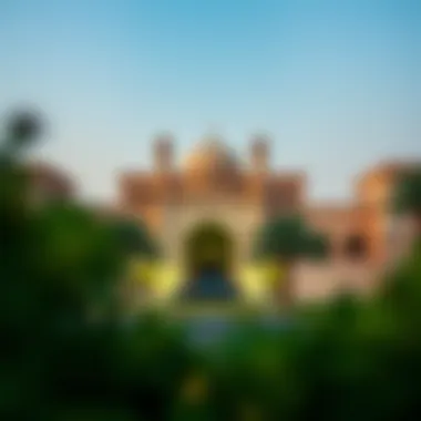 Historical landmarks in Al Nahyan highlighting cultural significance