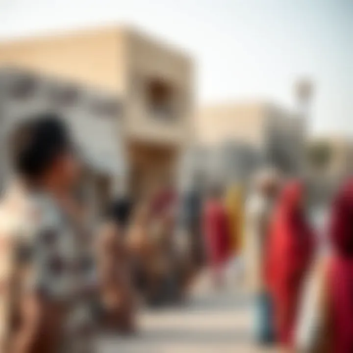 Community gathering reflecting the social dynamics of Al Quli’a