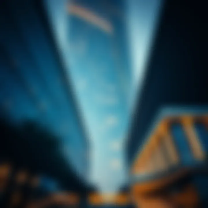 Architectural details of Al Taawun Tower