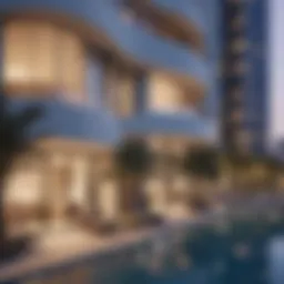 Modern architectural design of Aldar Reeman residences