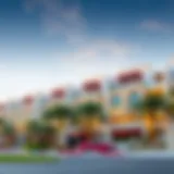 Luxurious residential buildings in Almaya Silicon Oasis