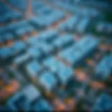 Aerial Perspective of Amber Al Nahda Aerial view of Amber Al Nahda showcasing residential developments