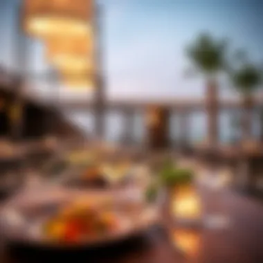 Exquisite dining setting at Andaz