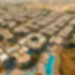 Aerial view showcasing the layout of Arabian Ranches 2