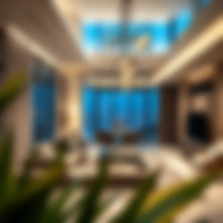 Luxurious Dubai apartment interior showcasing modern design