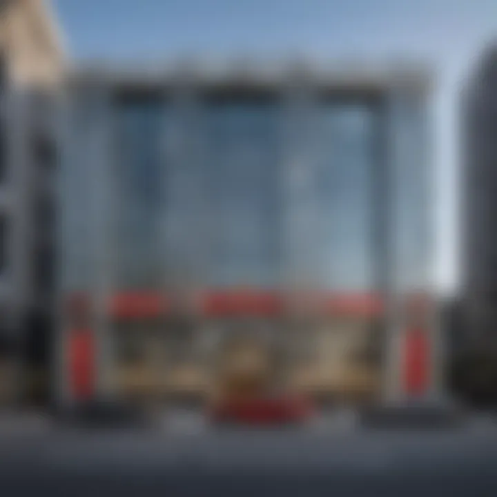Stunning façade of Baccarat Hotel Dubai showcasing modern architectural elegance