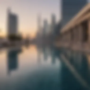 Breathtaking Infinity Pool at Baccarat Hotel Dubai Infinity pool with stunning views at Baccarat Hotel Dubai