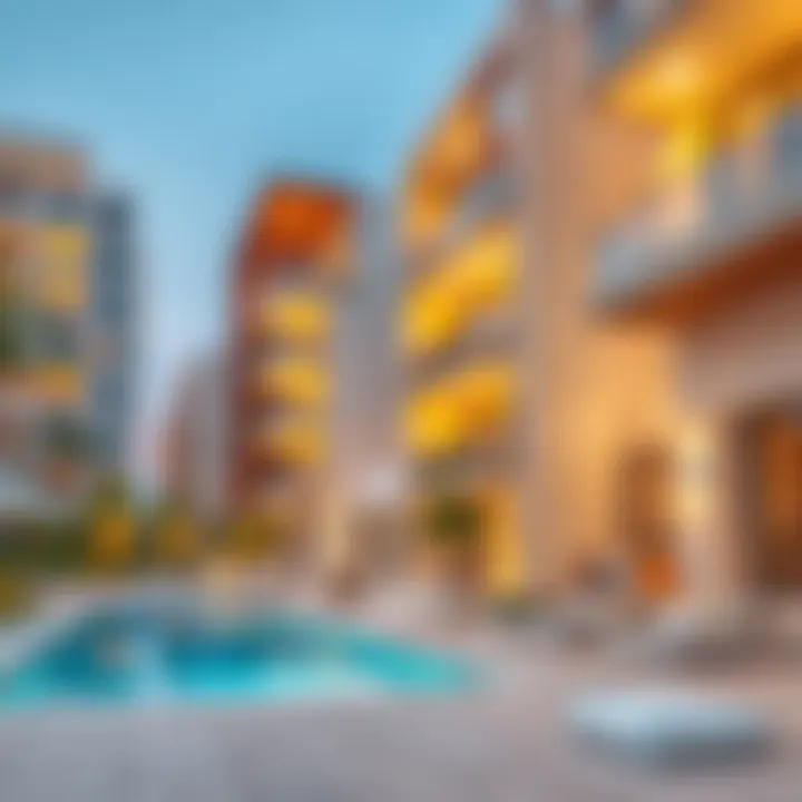 Architectural Developments in بني ياس شمال Modern residential buildings in بني ياس شمال reflecting architectural trends