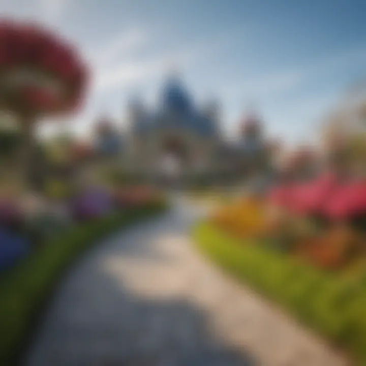 Vibrant colors of the Dubai Miracle Garden