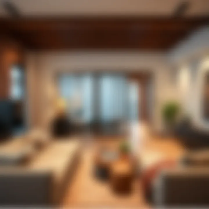 Communal Amenities in Bed Spaces Shared living area showcasing communal amenities