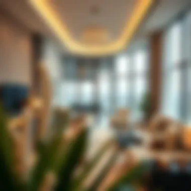 Luxurious family apartment in Dubai with modern decor