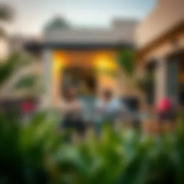 Family enjoying outdoor space in Dubai