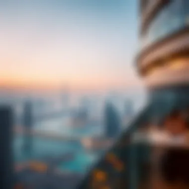 Panoramic view of Dubai's skyline from Binghatti Azure