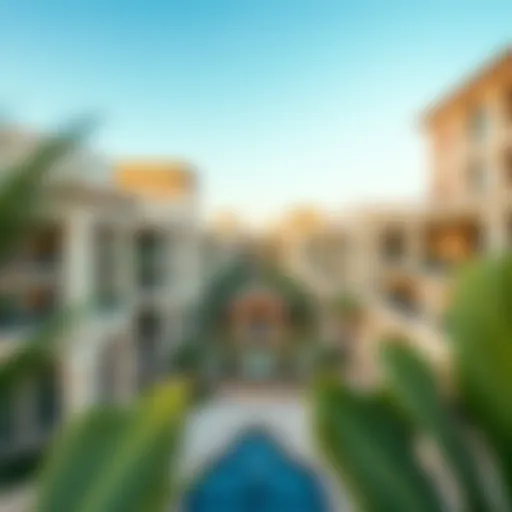 Architectural Elegance of Botanica JVC Aerial view showcasing the architectural elegance of Botanica Jumeirah Village Circle