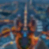 Aerial View of Boulevard Mohammed Bin Rashid Aerial view of Boulevard Mohammed Bin Rashid showcasing its stunning architecture