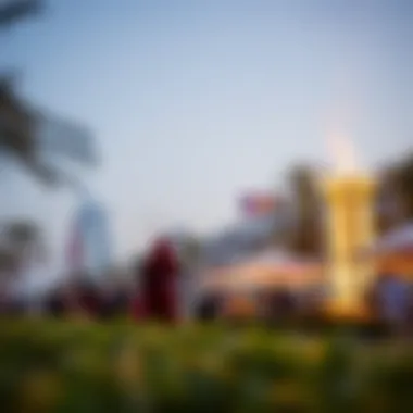 Cultural event taking place at Boulevard Mohammed Bin Rashid