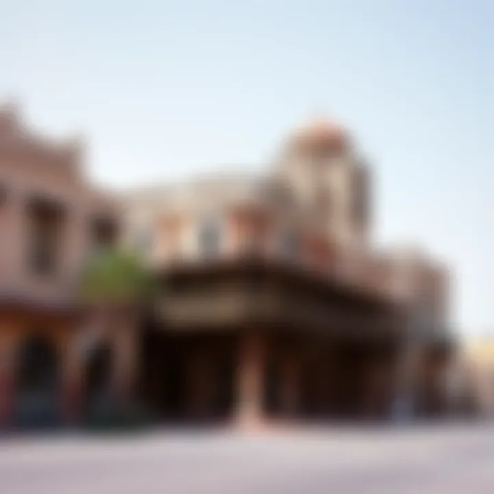 Historic buildings reflecting the rich culture of Bur Dubai