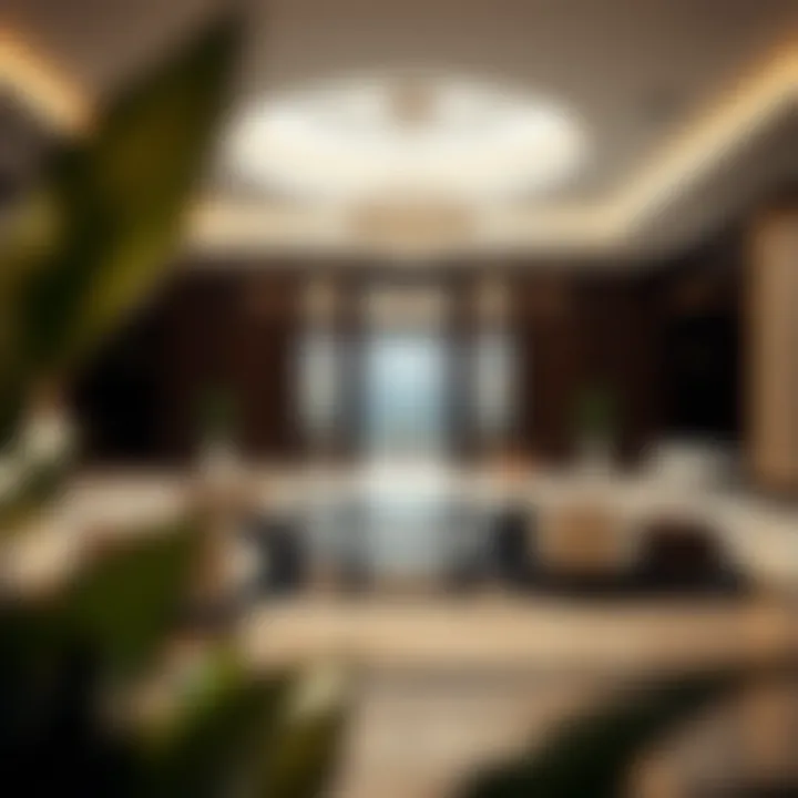 Luxurious lobby interior of Bythesea Tower, highlighting its elegance and design.