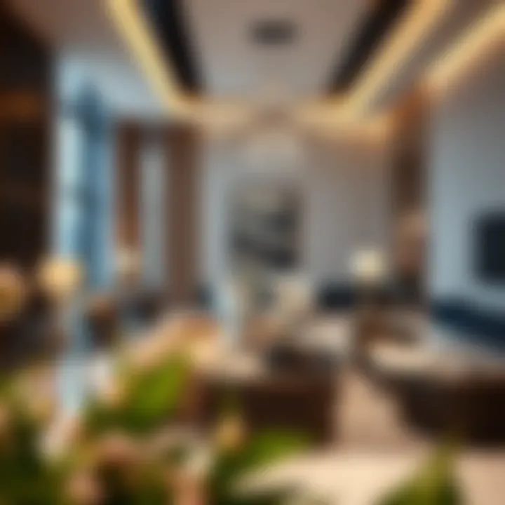 Luxurious interior design highlighting elegant furnishings in Cavalli Estates