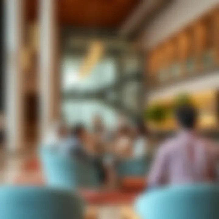 Vibrant community space within Centrepoint Al Zahia