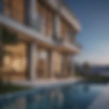 Architectural Elegance of Como Residences Stunning view of Como Residences showcasing architectural details