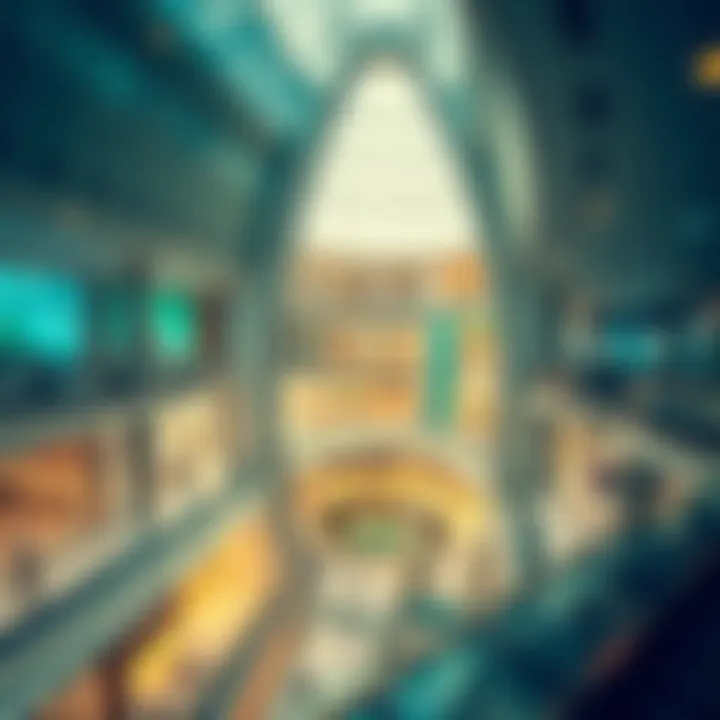 Layout of Dubai Mall Detailed layout of Dubai Mall