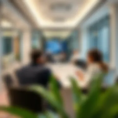 Strategic Discussions in Facility Management A strategic meeting between stakeholders discussing facility management