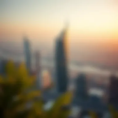 Urban Context of Creek Tower Surrounding landscape and urban development around Creek Tower