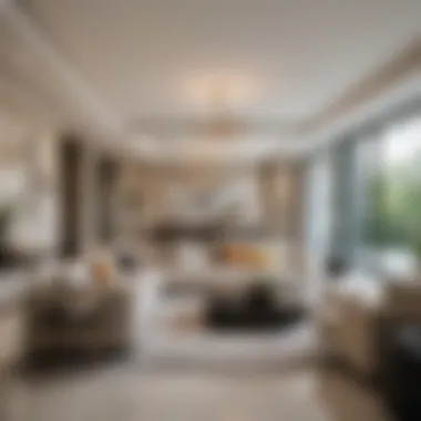 Crest Grande Sobha - Sophisticated Interiors Modern living space showcasing interior design at Crest Grande Sobha