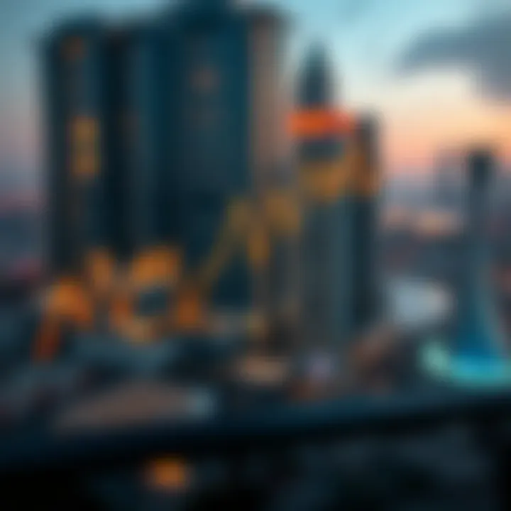 Graph showing fluctuation in currency exchange rates