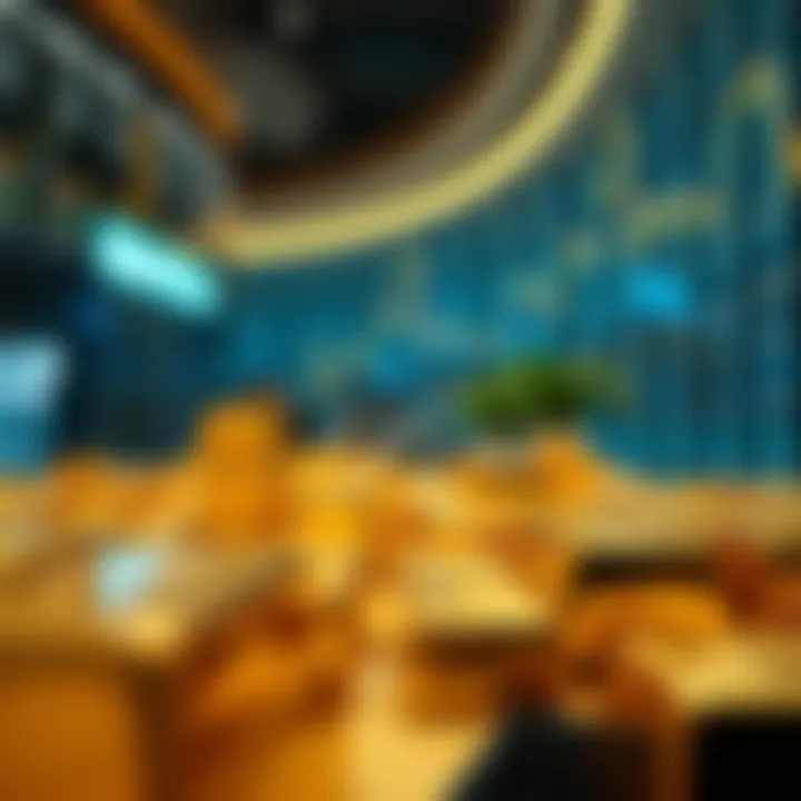 Market Analytics of Gold Prices Market analytics with rising and falling gold prices