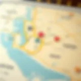 Dafza Location Map Overview Detailed view of Dafza Location Map highlighting key areas