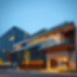 Exterior view of Damac Maison Bays Edge showcasing its modern architecture