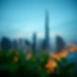 Stunning skyline view showcasing Damac Merano Tower