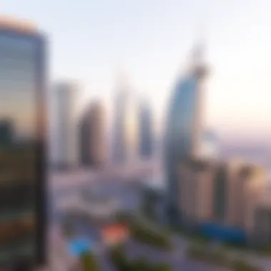 Dubai's Architectural Marvels A panoramic view of Dubai showcasing modern architecture