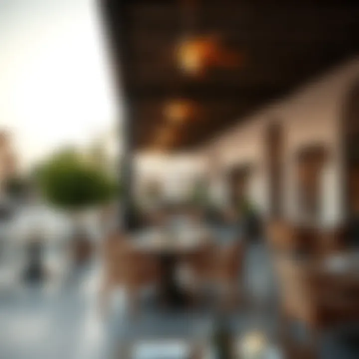 Vibrant outdoor dining space in Arabian Ranches 2