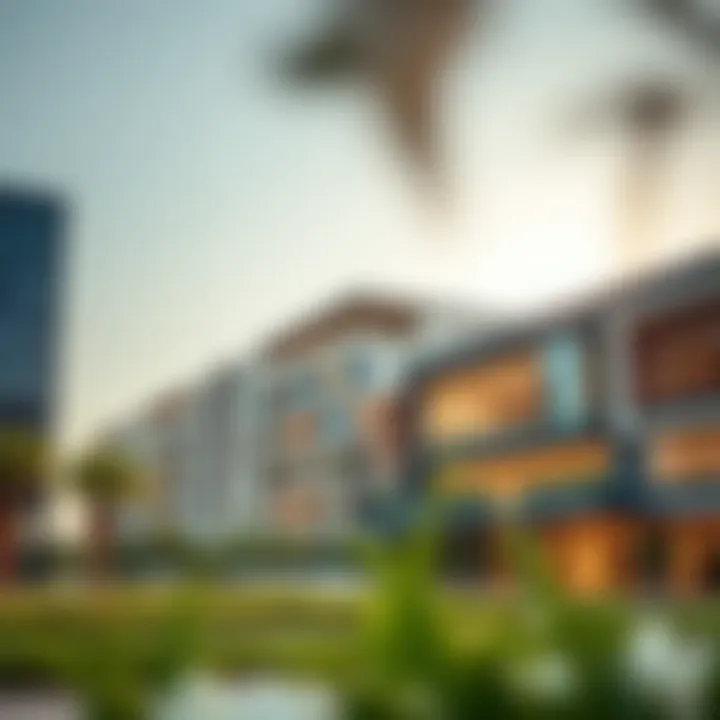 Modern Commercial Buildings in Dubai Investment Park Modern commercial buildings in Dubai Investment Park