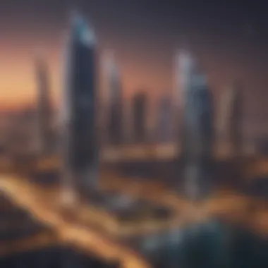 Dubai Real Estate Market Trends Graph illustrating Dubai real estate market trends