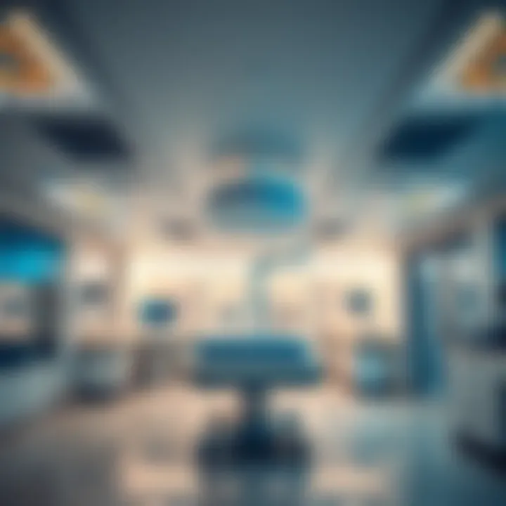 Advanced Medical Facility at Emirates Hospital Inside view of a high-tech medical facility at Emirates Hospital