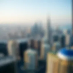 Aerial view of Dubai skyline showcasing luxury real estate